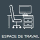 Icone grise représentant l'organisation de l'espace de travail avec TRAPEC